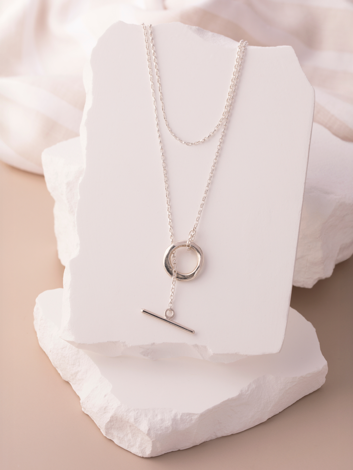 Peace Lariet Necklace